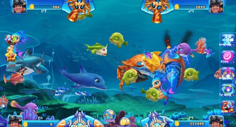 Game bắn cá Momo có đồ họa thiết kế đẹp mắt, sống động